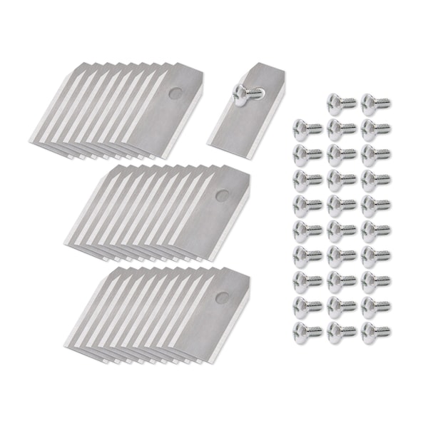 T Terre Robotic Lawn Mower Blades 30 Pack Husqvarna Automower Gardena Sileno McCulloch ROB Compatible, 30PK 43-HUS-1530-30 - main